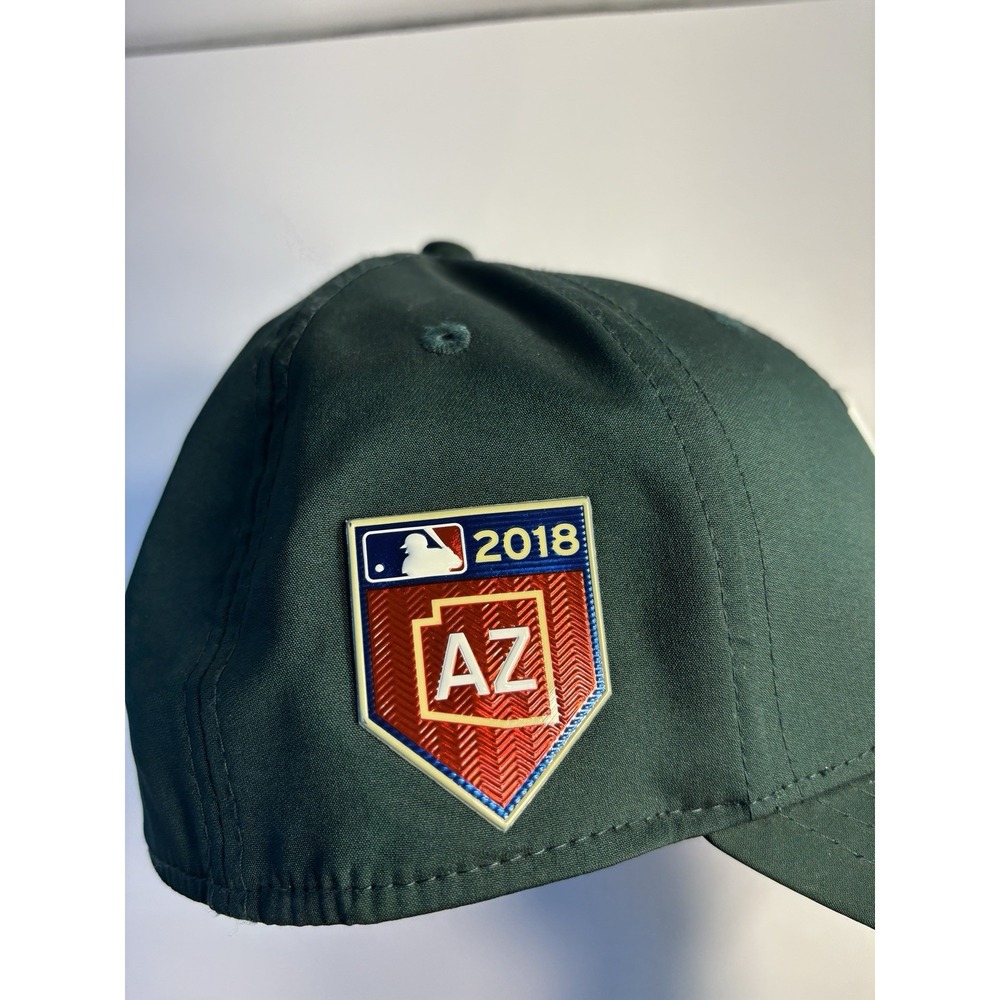 OAKLAND ATHLETICS A'S MLB BASEBALL 2018 AZ NEW ERA‎ 39THirty HAT  Med/Lar NWOT - Picture 8 of 9